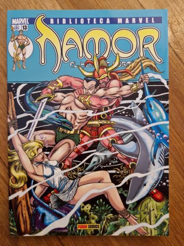 Portada del libro de Biblioteca Marvel, Namor 13