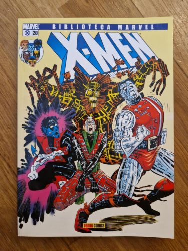 Portada del libro de Biblioteca Marvel, X-Men 20
