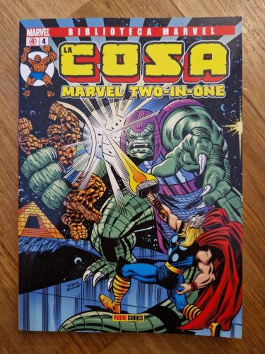 Portada del libro de Biblioteca Marvel: la cosa, Two-in-one, 04