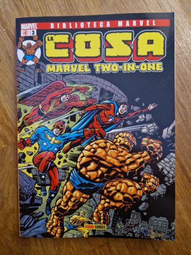 Portada del libro de Biblioteca Marvel: La Cosa, Marvel two-in-one, 03
