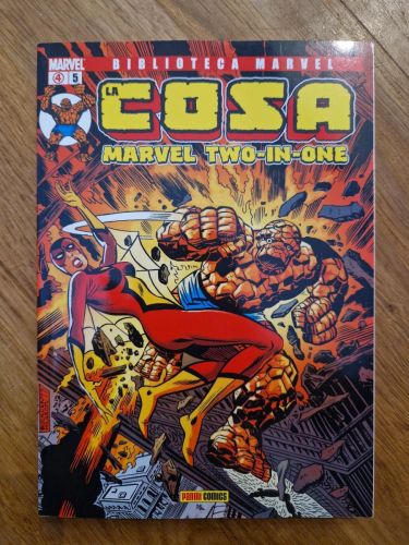 Portada del libro de Biblioteca Marvel: La Cosa, Marvel Two-in-one, 05