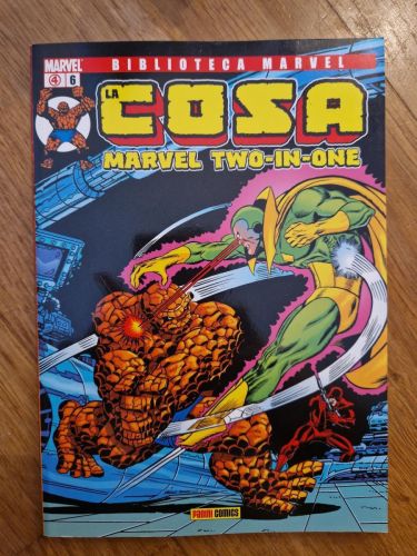 Portada del libro de Biblioteca Marvel: la cosa, Two-in-one, 6