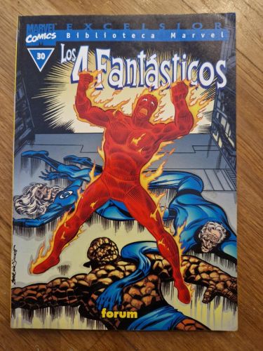 Portada del libro de Biblioteca Marvel: Los 4 fantásticos 30