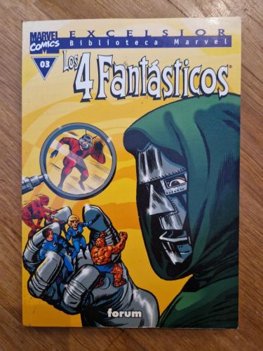 Portada del libro de Biblioteca Marvel, Los 4 Fantásticos 03