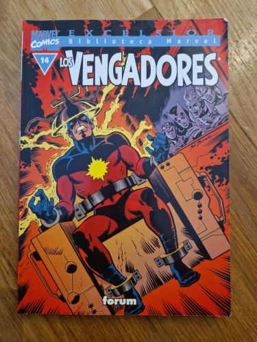 Portada del libro de Biblioteca Marvel Excelsior: LOS VENGADORES ,Numero 14