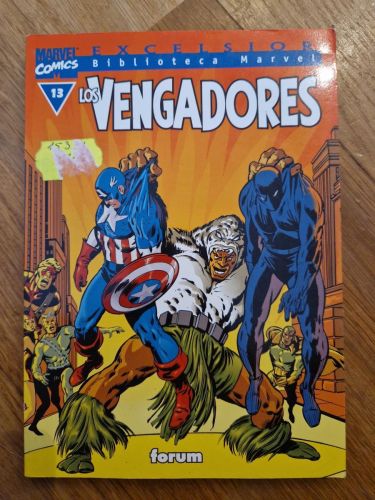 Portada del libro de Biblioteca Marvel Excelsior: LOS VENGADORES ,Numero 13