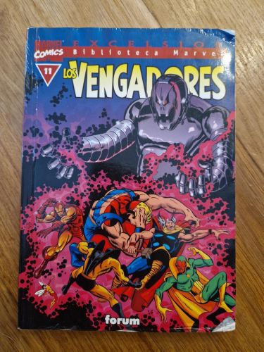 Portada del libro de Biblioteca Marvel Excelsior: LOS VENGADORES ,Numero 11
