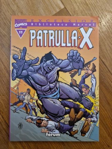 Portada del libro de Biblioteca Marvel Excelsior: Patrulla X numero 11