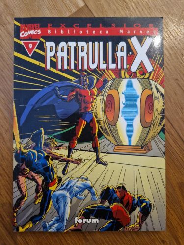 Portada del libro de Biblioteca Marvel Excelsior: Patrulla X numero 09