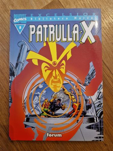Portada del libro de Biblioteca Marvel Excelsior: Patrulla X numero 8