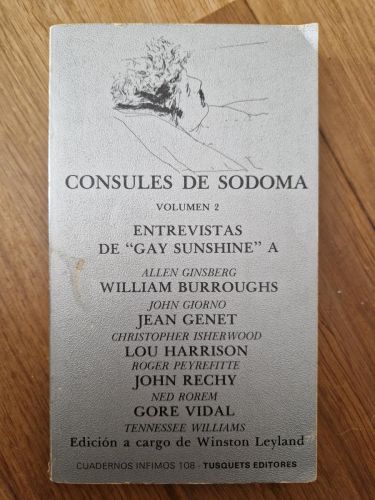 Portada del libro de Cónsules de Sodoma. Vol.2