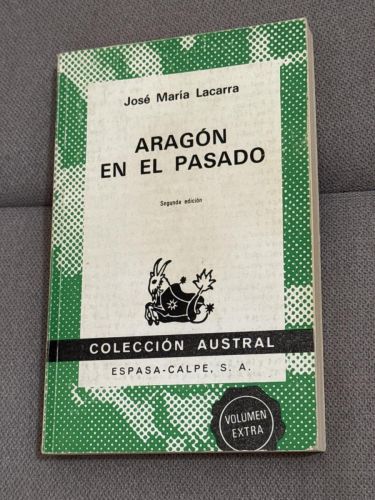 Portada del libro de Aragón en el pasado