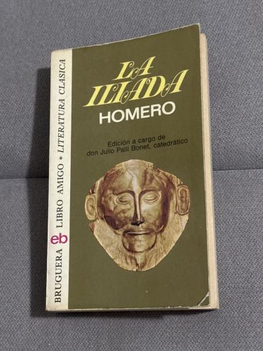 Portada del libro de La Iliada (Homero)