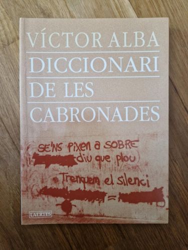 Portada del libro de Diccionari (abreujat) de les cabronades de la fi del segle