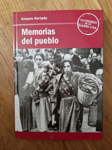 Portada del libro de Memorias del pueblo. Testimonios de la Guerra Civil