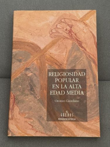 Portada del libro de Religiosidad popular en alta edad media