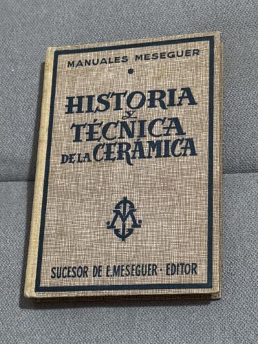 Portada del libro de Historia y técnica de la cerámica