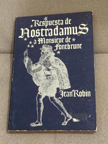 Portada del libro de Respuesta de Nostradamus a Monsieur de Fontbrune
