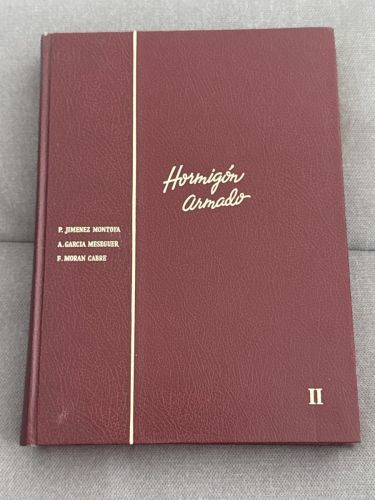 Portada del libro de Hormigón armado Tomo II