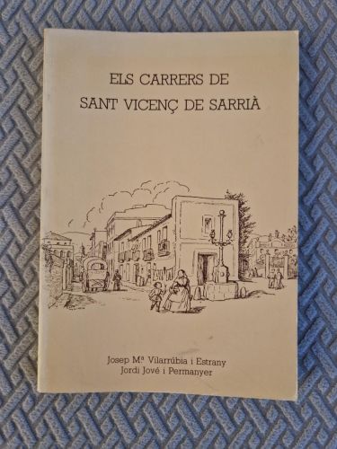Portada del libro de Els carrers de Sant Vicenç de Sarrià