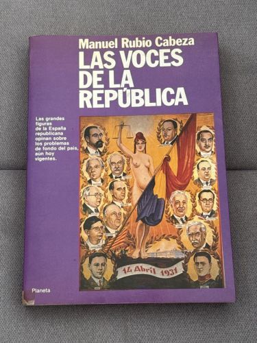 Portada del libro de Las voces de la República