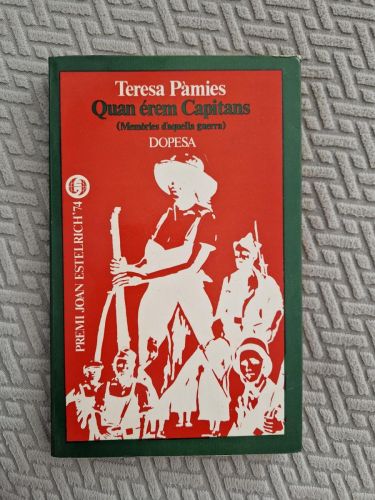 Portada del libro de Quan érem capitans (Memòries d'aquella guerra)