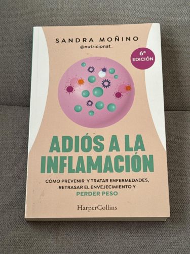 Portada del libro de Adiós a la inflamación