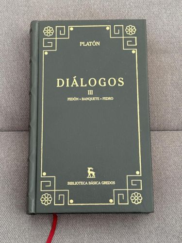 Portada del libro de Diálogos III, Fedón ; Banquete ; Fedro