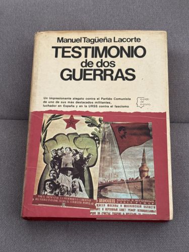 Portada del libro de Testimonio de dos guerras