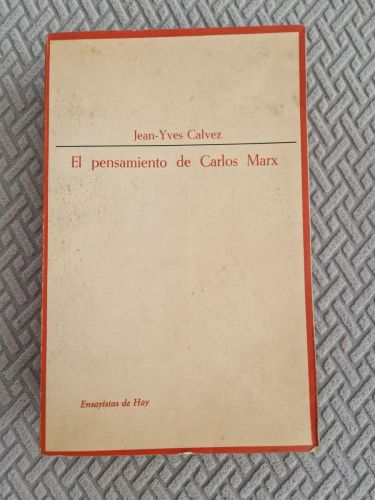 Portada del libro de El pensamiento de Carlos Marx