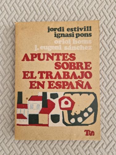 Portada del libro de Apuntes sobre el trabajo en España