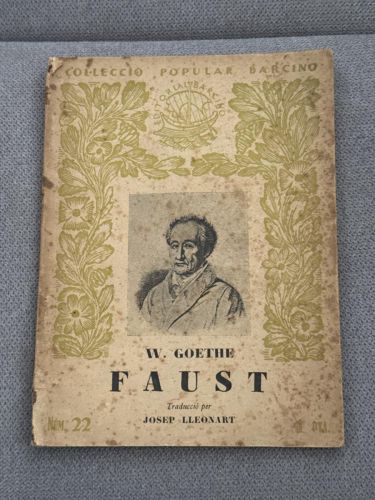 Portada del libro de Faust