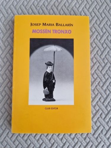 Portada del libro de Mossèn Tronxo