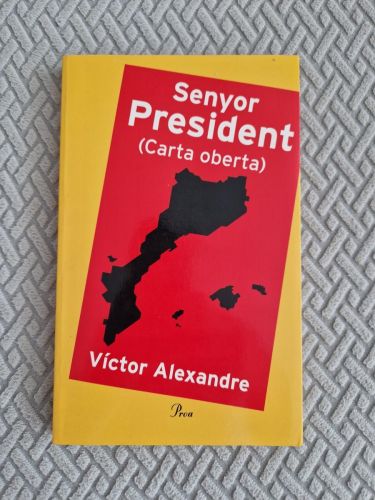 Portada del libro de Senyor President (Carta oberta)