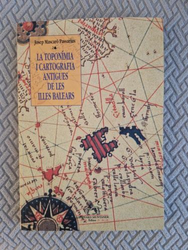 Portada del libro de La toponimia i cartografia antigues de les Illes Balears