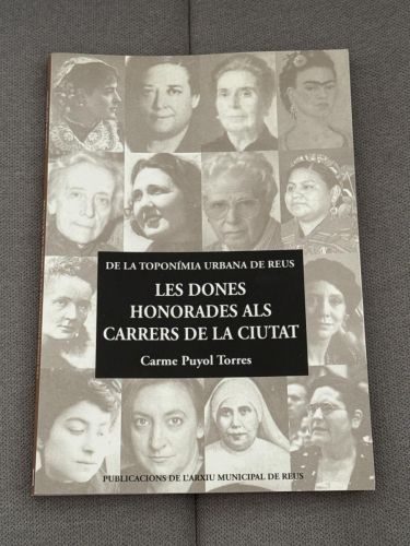 Portada del libro de Les dones honorades als carrers de Reus