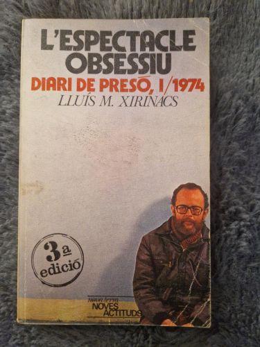 Portada del libro de L'espectacle obsessiu. Diari de presó, I/1974