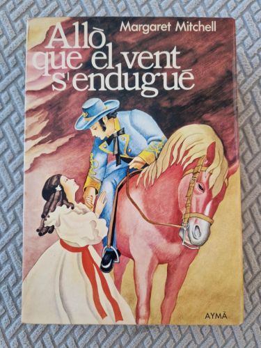 Portada del libro de Alló que el vent s'endugué