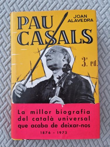 Portada del libro de Pau Casals