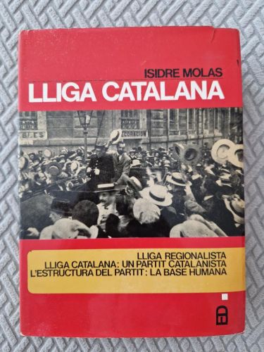 Portada del libro de La lliga catalana (T.1)