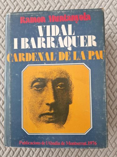 Portada del libro de Vidal i Barraquer. Cardenal de la pau.