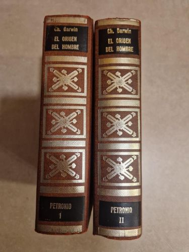 Portada del libro de El origen del hombre (2 tomos)