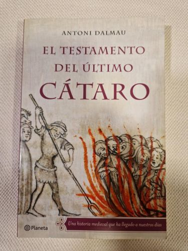 Portada del libro de El testamento del último Cátaro