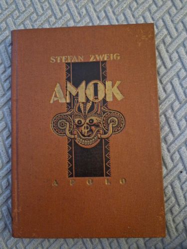 Portada del libro de Amok (Stefan Zweig)