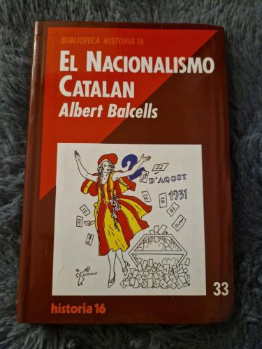 Portada del libro de El nacionalismo catalán