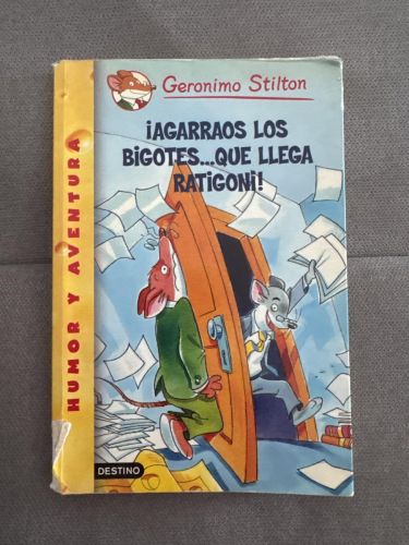 Portada del libro de ¡Agarraos los bigotes... que llega Ratigoni!