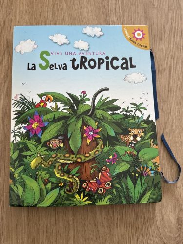 Portada del libro de Libros-pop-up La Selva Tropical