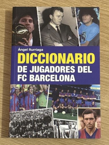Portada del libro de Diccionario de jugadores del FC Barcelona