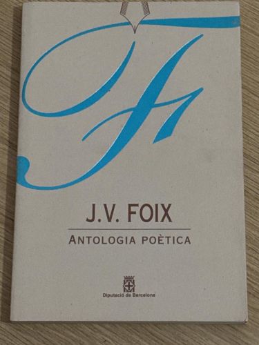 Portada del libro de Antologia poètica