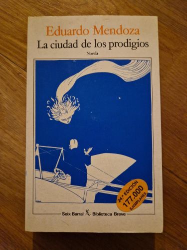 Portada del libro de La ciudad de los prodigios